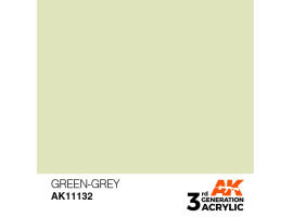 обзорное фото Акриловая краска GREEN-GREY – STANDARD / ЗЕЛЕНО-СЕРЫЙ АК-интерактив AK11132 Standart Color