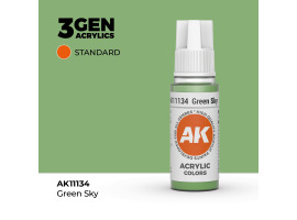 Акрилова фарба GREEN SKY – STANDARD / НЕБЕСНИЙ ЗЕЛЕНИЙ AK11134