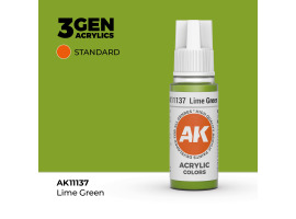 обзорное фото Acrylic paint LIME GREEN – STANDARD / LIME GREEN AK-interactive AK11137 General Color