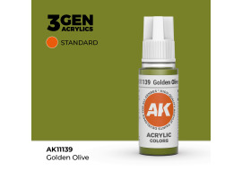 обзорное фото Акриловая краска GOLDEN OLIVE – STANDARD / ЗОЛОТОЙ ОЛИВКОВЫЙ АК-интерактив AK11139 Standart Color