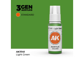 обзорное фото Acrylic paint LIGHT GREEN – STANDARD / LIGHT GREEN AK-interactive AK11141 General Color