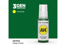 обзорное фото Акриловая краска DEEP GREEN – INTENSE / ГЛУБОКИЙ ЗЕЛЕНЫЙ АК-интерактив AK11142 Standart Color