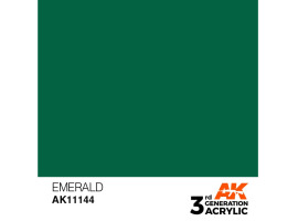 обзорное фото Акриловая краска EMERALD – STANDARD / ИЗУМРУДНЫЙ АК-интерактив AK11144 Standart Color