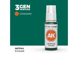 обзорное фото Акриловая краска EMERALD – STANDARD / ИЗУМРУДНЫЙ АК-интерактив AK11144 Standart Color