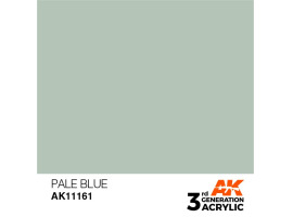 обзорное фото Акрилова фарба PALE BLUE – STANDARD / БЛІДНО-СИНІЙ AK-interactive AK11161 Standart Color