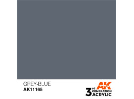 обзорное фото Акриловая краска GREY-BLUE – STANDARD / СЕРО-СИНИЙ АК-интерактив AK11165 Standart Color