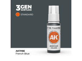 обзорное фото Акриловая краска FRENCH BLUE – STANDARD / ФРАНЦУЗСКИЙ СИНИЙ АК-интерактив AK11166 Standart Color