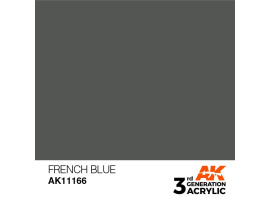 обзорное фото Акрилова фарба FRENCH BLUE – STANDARD / ФРАНЦУЗЬКИЙ СИНІЙ AK-interactive AK11166 Standart Color