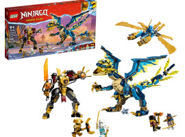 обзорное фото LEGO NINJAGO Elemental Dragon vs Robot Empress 71796 NINJAGO