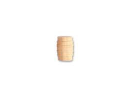обзорное фото CASK -BOXWOOD- Ø15mm (3 u.) - Деревянная бочка Аксессуары для дерева