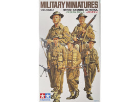 обзорное фото Сборная модель 1/35 Фигуры Британская пехота в патруле (5 фигур) Tamiya 35223 Фигуры 1/35
