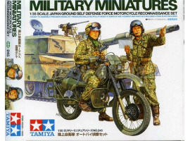 обзорное фото Збірна модель 1/35 Японський розвідувальний дозор на мотоциклах Tamiya 35245 Мотоциклы