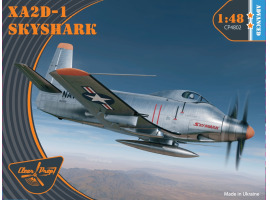 обзорное фото Scale model 1/48 Airplane XA2D-1 Skyshark Clear Prop 4802 Aircraft 1/48