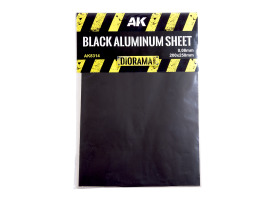 обзорное фото Чорний алюмінієвий лист 150 мкм (мікрометр) 200X250 мм AK-interactive AK8314 Різне