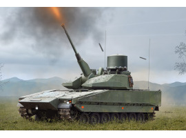 обзорное фото Сборная модель шведского танка LvKv 90C Anti-Air Vehicle Бронетехника 1/35