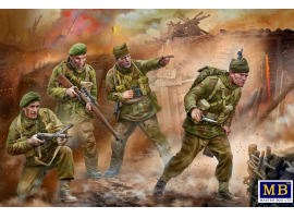 Збірна модель 1/35 Смертельний рейд - Британські командос (Дьеп, 1942) MasterBox 35252