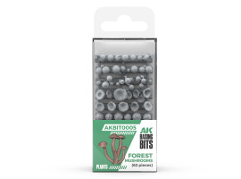 обзорное фото Набір 1/35 Лісові гриби - Елементи основи (3D-друк / 62 шт.) AK-Interactive AKBIT0005 Набори деталювання