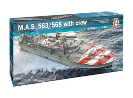 Збірна модель 1/35 Торпедний катер M.A.S. 563/568 з екіпажем Italeri 5626