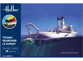 обзорное фото Збірна модель 1/200 Пошукове судно Титаніка Le Suroit - Стартовий набір Heller 56615 Флот 1/200