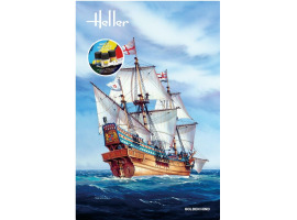 Scale model 1/96 English Galleon Golden Hind - Starter Set Heller 56829