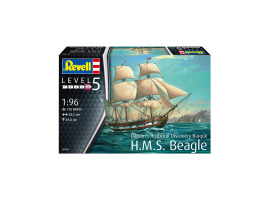 обзорное фото Scale model 1/96 of Barque H.M.S. Beagle Revell 05458 Sailing vessel