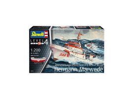 Сборная модель 1/200 Поисково-спасательное судно Hermann Marwede Ревелл 05812
