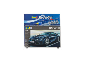 обзорное фото Scale model 1/24 BMW i8 car - Gift set Revell 67008 Cars 1/24