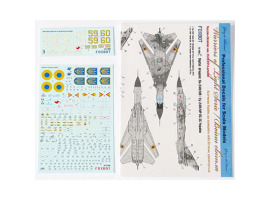 Foxbot 1:72 Su-24M/MR Decals, Digital Dragons, Ukrainian Air Force with Stencils FB 72-080T