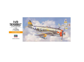 обзорное фото Збірна модель 1/72 Літак P-47D Thunderbolt Hasegawa 00138 Літаки 1/72