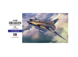 обзорное фото Збірна модель 1/72 Літак J35F Draken Hasegawa 01578 Літаки 1/72