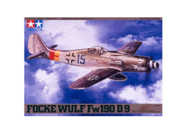 Сборная модель 1/48 Истребитель-моноплан FOCKE WULF FW190 D9 Тамия 61041