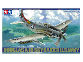 обзорное фото Збірна модель 1/48 Літак Douglas A-1H Skyraider Tamiya 61058 Літаки 1/48