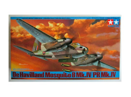 Сборная модель 1/48 Британский самолёт-бомбардировщик MOSQUITO B MK.IV / PR MK.IV Тамия 1066