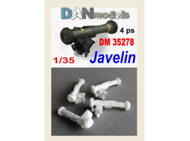 Модель 1/35 ПТРК Javelin із блоком прицілу, 4 штуки, 3D друк DANModels 35278