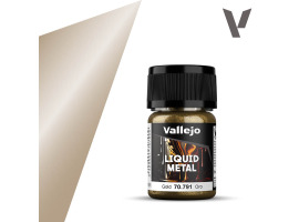 обзорное фото Фарба на спиртовій основі Золото (Gold) Vallejo Liquid Metal VAL 70791 Металіки та металайзери