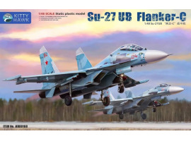 обзорное фото Scale model 1/48 Airplane Su-27UB "Flanker-C" Zimi 80168 Aircraft 1/48