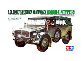 обзорное фото Збірна модель 1/35 Німецька Horch Type 1A Tamiya 35052 Автомобілі 1/35
