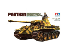 Scale model 1/35 of the German Panther tank Ausf.A Tamiya 35065