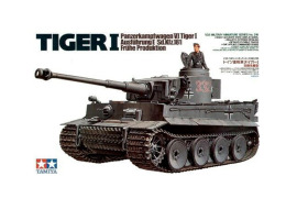 обзорное фото Scale model 1/35 German heavy tank Tiger Tamiya 35216 Armored vehicles 1/35