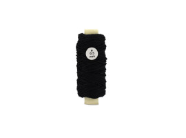 обзорное фото COTTON THREAD BLACK 0,50mm - Хлопковая нить черная Wood accessories