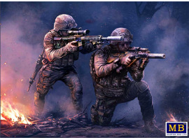 обзорное фото Сборная модель 1/35 фигуры Украинские силы специальных операций. Снайперская группа MasterBox 35235 Фигуры 1/35