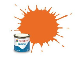 обзорное фото Оранжевая матовая Емалеві фарби