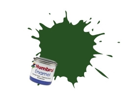 обзорное фото Зеленая матовая Эмалевые краски