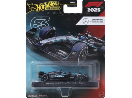Коллекционный болид Hot Wheels Mercedes-Benz George Russell #63 Formula 1 (JKD80)