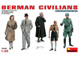 обзорное фото Немецкие гражданские Figures 1/35
