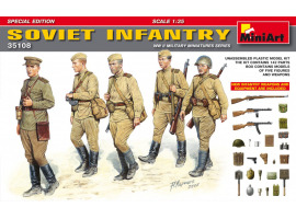 обзорное фото Советская пехота Figures 1/35