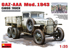 обзорное фото Вантажний автомобіль ГАЗ-AAA Зр. 1943 Автомобілі 1/35