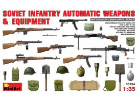 обзорное фото Soviet infantry automatic weapons and equipment Detail sets