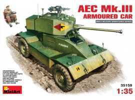 обзорное фото AEC MK.III British armored car Armored vehicles 1/35
