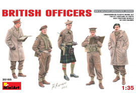 обзорное фото Британские офицеры Figures 1/35
